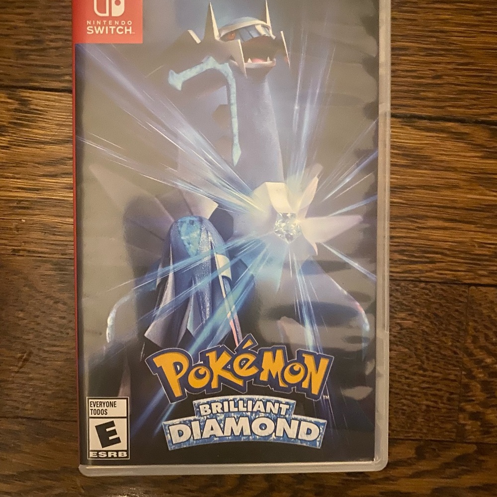 Nintendo Switch Blue Pokémon Brilliant Diamond Game